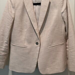 Ann Taylor Elegant Cream Blazer